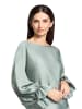 Betty Barclay Satin-Bluse mit U-Boot-Ausschnitt in Chinois Green