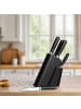 Paul Wirths 5-tlg. Messerblock ECLIPSE in schwarz