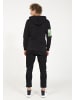PLUS EIGHTEEN Herren Kapuzenpullover in Schwarz