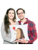 Mr. & Mrs. Panda Zierkissen Igel Luftballon ohne Spruch in Weiß