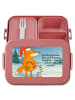 Mr. & Mrs. Panda Bento Box Fuchs Weihnachten Design mit Spruch in Rot Pastell