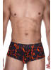 Oboy Sprinterpants U127 in schwarz/orange