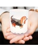 Mr. & Mrs. Panda Glaslaterne Basset Hound Moment ohne Spruch in Transparent