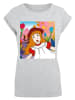 F4NT4STIC T-Shirt Alice im Wunderland Double Alice in grau meliert