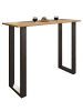 VCM  Holz Bartisch Stehtisch Tisch Tresen Xona 140x50 in Schwarz / Honig-Eiche