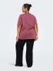 ONLY Carmakoma T-shirt in Crushed Berry