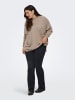 ONLY Carmakoma Strickpullover in Malt Ball
