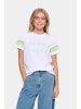 SAINT TROPEZ T-shirt HineSZ Gerade Passform in Bright White