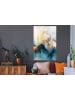 OnlyWow Wandtattoo Abstrakte Kunst gold blau