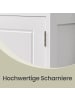 VASAGLE Waschbeckenunterschrank Siren in Weiß - (B)30 x (H)60 x (T)60 cm