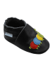 Basrakids Baby Krabbelschuhe aus Leder, weiche Lauflernschuhe mit rutschfester Sohle 