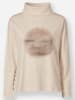 Heine Sweatshirt in elfenbein-khaki-bedruckt