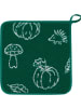 Kracht Frottier, Baumwolle Topflappen 3er-Pack Herbstlich in orange/gelb/grün