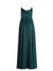 Vera Mont Abendkleid mit Wasserfallausschnitt in Dusty Slate