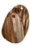 TEAKHAUS Teakholz-Schneidbrett, ELEGANT M, oval, 47 x 31 x 1,5 cm