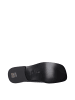 The Attico Schwarz Leder Slip-On Loafer