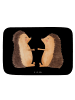 Mr. & Mrs. Panda Duschvorleger Igel Liebe ohne Spruch in Schwarz