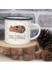 Mr. & Mrs. Panda XL Emaille Tasse Einhorn Meerschweinchen mit Sp... in Weiß