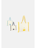 Navigare Handtasche in WHITE AND YELLOW