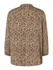 More & More feminine 3/4-Arm Leoprint-Bluse in animal dots print