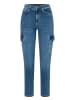 More & More Cargojeans in blue denim