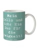 Mr. & Mrs. Panda Tasse Spruch Zeichenllo Duo mit Spruch in Meeresbrise
