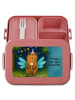 Mr. & Mrs. Panda Lunchbox Bär Zahnfee Design mit Spruch in Rot Pastell