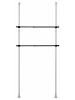 Wenko Kleiderstange Herkules Schwarz, 2er Set, Kleiderstange Herkules Schwarz, Kleiderstange Mod. Herkules Schwarz, 2er Set in Schwarz