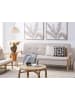 Beliani Schlafsofa TJORN in Beige/Braun - (W) 204 x (H) 84 x (L) 85 cm