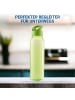 elasto Trinkflasche Active "Wave" in transparent-lime/lime - 650 ml