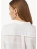 comma Bluse langarm in Weiß