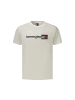 Tommy Hilfiger Weiß Herren T-Shirt aus Baumwolle
