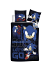 Sega Bettwäschebezug Sonic 002 100x135+40x60 in dunkelblau