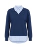 Ulla Popken Sweatshirt in tintenblau