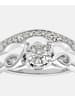 Diamant L'éternel Ring aus 375 Weißgold mit 0.15 Karat Diamant