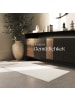 tectake Kurzflorteppich Soft Zone, rutschfeste Unterseite, creme