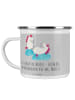 Mr. & Mrs. Panda Emaille Tasse Junggesellinnenabschied Feiern mi... in Heather Grey