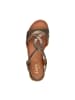 Jana Coshy-Sandalen mit Riemchen Grün