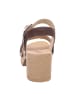 SOFTCLOX Plateau Sandaletten in Braun