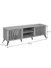 MCW TV-Rack M45, 3D-Design Staufächer