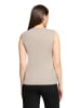 Betty Barclay Trägertop mit Rippenstruktur in Grau Beige