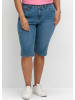 sheego Jeansbermudas in blue denim