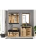 Furn.Design Garderobe Komplett-Set 5-tlg. Used Wood Vintage, mit Schiebetüren und Soft-Close