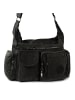 Bag Street Schultertasche Nylon schwarz ca. 32cm