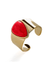 Luxenter Ring Sheak mit 18 Karat  verstellbar Gelbgold-Sheak red
