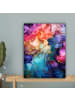 MuchoWow Leinwand bilder Abstrakte Kunst bunt (BxH)