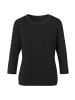 LASCANA 3/4-Arm-Shirt in schwarz