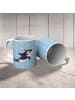 Mr. & Mrs. Panda Kindertasse Orca Zylinder ohne Spruch in Blau Pastell