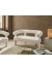 Beliani 2-Sitzer Sofa ILBRO in Weiß - (W) 138 x (H) 76 x (L) 68 cm