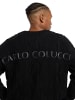 Carlo Colucci Strickpullover Dima in Schwarz